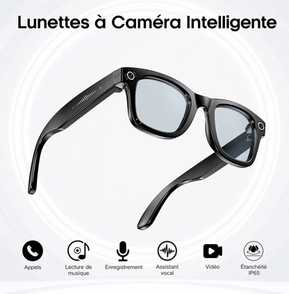 Lunette Caméra HD - Modèle Intelligent & Connecté