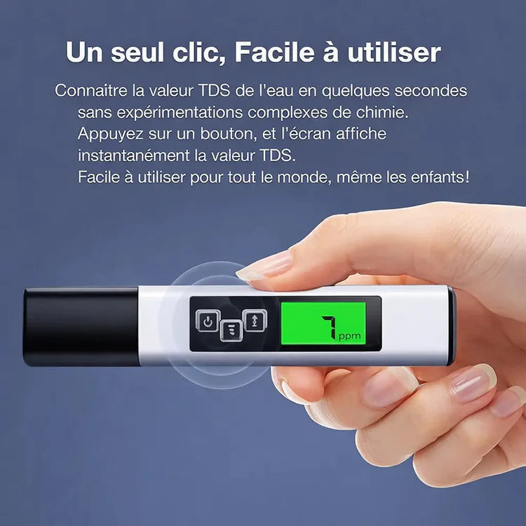 Testeur de qualité d’eau : pour la santé de toute votre famille