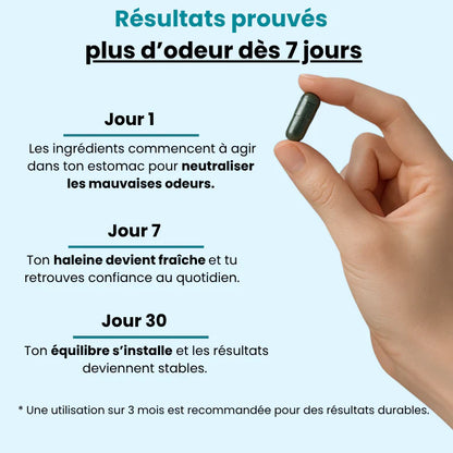 DEOS | Complément anti‑odeur 100% naturel