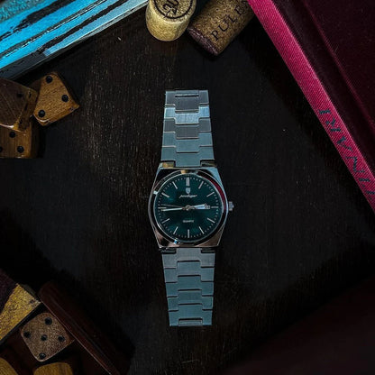 Montre Homme Poedagar — Acier Inoxydable, Lumineuse & Date | Collection Élégance